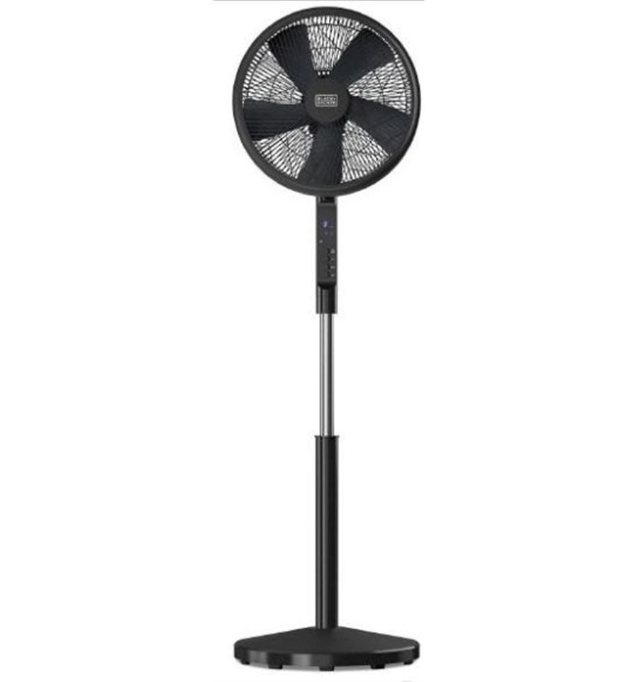 Ventilador de pie Black & Decker BXEFP51E, 5 aspas, 55W, 40 cm