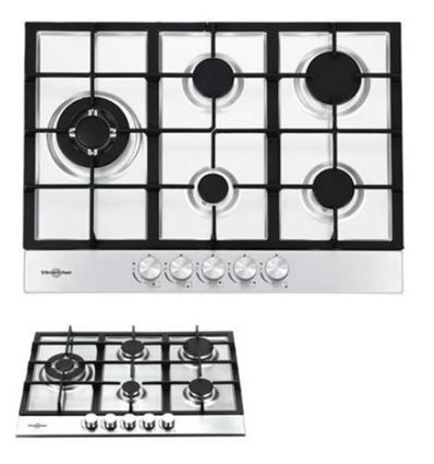 ENCIMERA GAS VITROKITCHEN EN73IB 5F BUT. - EN73IB