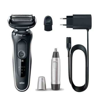 AFEITADORA BRAUN 51-W1000S + CORTAPELOS EN10 - 51W1000CPEN10