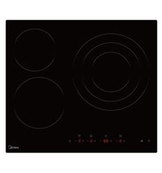 VITRO MIDEA MCH522T219K0 60CM 3 ZONAS 6200W