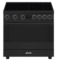 COCINA INDUCCION SMEG C91IEA2 90X60CM NEGRO A