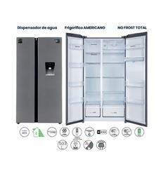 SIDE BY SIDE INFINITON SBS-503A77XED 176X92 INOX E - SBS-503A77XED