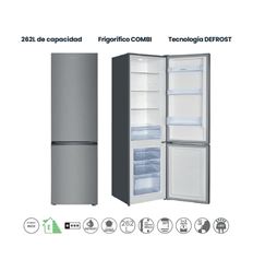 FRIGO COMBI INFINITON FGC-262C80XEV 180X55CM INOXE
