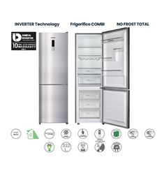 COMBI INFINITON FGC322TC85XCA NF 186X60 C INOX - FGC-322TC85XCA