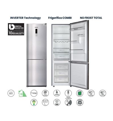 COMBI INFINITON FGC885W NF 185X60 INOX NF D - FGC-856X