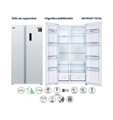 SIDE BY SIDE INFINITON SBS506A77BEH NF 177X92 E - SBS-506A77BEH