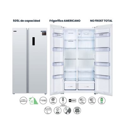 SIDE BY SIDE INFINITON SBS506A77BEH NF 177X92 E - SBS-506A77BEH