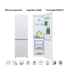 FRIGO COMBI INFINITON FGC-260C85WEL 182X55CM E - FGC-260C85WEL