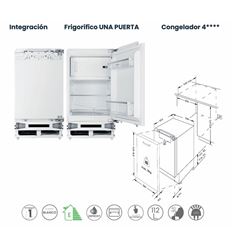 FRIGO TABLE TOP INTEGR. INFINITON FGBB112 82x60 E