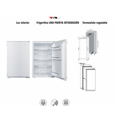 FRIGO INTEGR. TABLE TOP INFINITON FGBB150 87X54CM - FGBB150