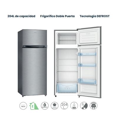 FRIGO INFINITON FG249D14XEA CICLICO 143X54 E INOX - FG249D14XEA