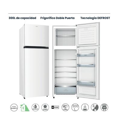 FRIGO INFINITON FG300D75WEJ CICLICO 175X60 E - FG300D75WEJ