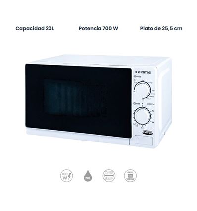 MICROONDAS INFINITON MW1015 20L 700W GRILL - MW1015