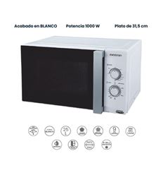 MICROONDAS INFINITON MW-1025M 25L 900W BLANCO - MW1025M