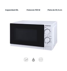 MICROONDAS INFINITON MW-0115 20L 700W BLANCO - MW0115