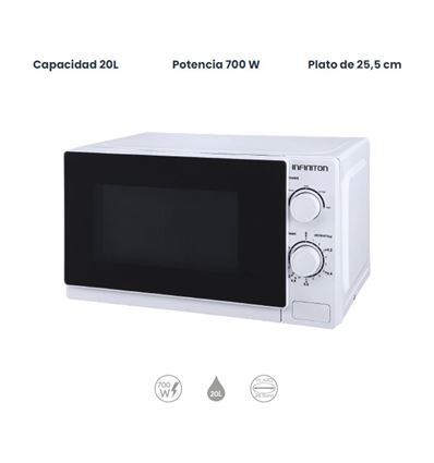 MICROONDAS INFINITON MW-0115 20L 700W BLANCO - MW0115