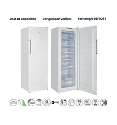 CONGELADOR INFINITON CV-242L70BED 170X60CM E - CV-242L70BED