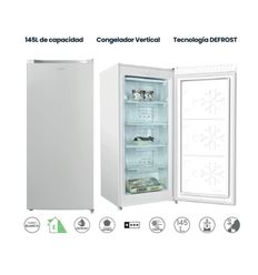 CONGELADOR INFINITON CV140L25WEP 129x54 E - CV-140L25WEP