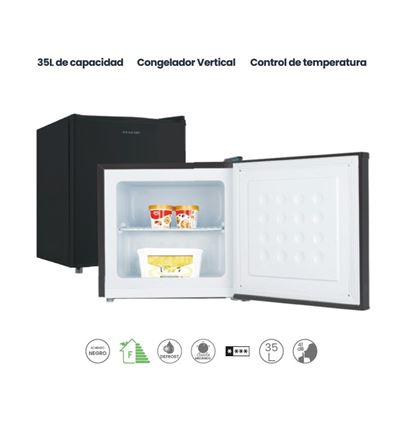 CONGELADOR TABLE TOP INFINITON CV51N 50X50 F NEGRO - CV-51N