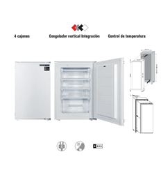 CONGELADOR INTEGR. INFINITON CV-BB86 86X54CM E - CV-BB86