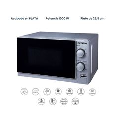 MICROONDAS INFINITON MW1121A 20L 700W GRILL PLATA - MW-1121A