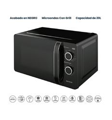 MICROONDAS INFINITON MW-GB2090 20L 800W NEGRO