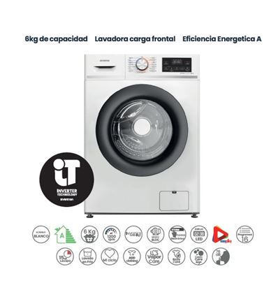 LAVADORA INFINITON WM-H61ABY 6KG 1200RPM A - WM-H61ABY