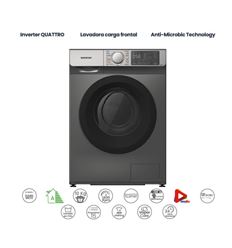 LAVADORA INFINITON WMNL14DAN 10KG 1400RPM A DARK X - WM-NL14DAN