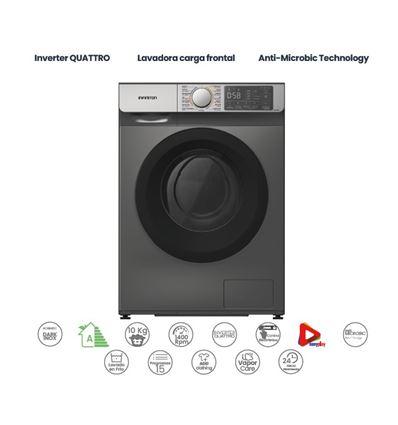 LAVADORA INFINITON WMNL14DAN 10KG 1400RPM A DARK X - WM-NL14DAN