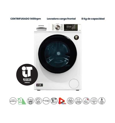 LAVADORA INFINITON WM-S84ABN 8KG 1400RPM A - WM-S84ABN