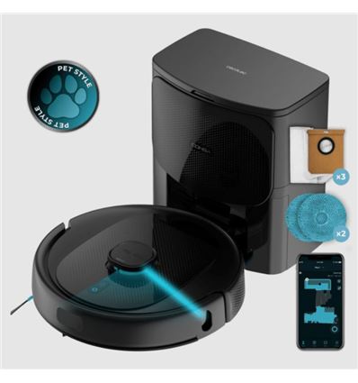 ASPIRADOR ROBOT CECOTEC 100146 + BASE AUTOVACIADO - A01_EU01_100146