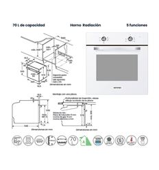 HORNO INFINITON WF470 A BLANCO - HORNOWF470