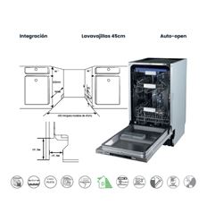 LAVAVAJILLAS INTEGR. INFINITON DIWNB410 45CM D INA - DIW-NB410