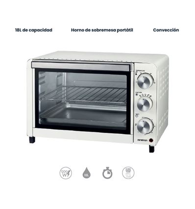 MINI HORNO INFINITON HSM-13B19 18L 1200W - HSM-13B19
