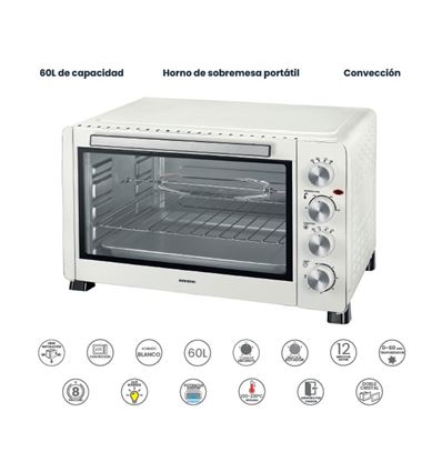 MINI HORNO INFINITON HSM-26B61 60L 2000W - HSM-26B61