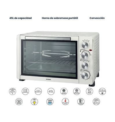 MINI HORNO INFINITON HSM-31B46 45L 2000W - HSM-31B46