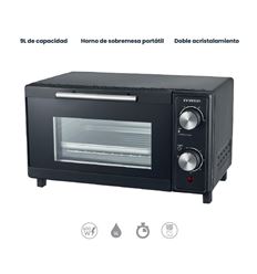 MINI HORNO INFINITON HSM71N91 9L 600W NEGRO - HSM-71N91
