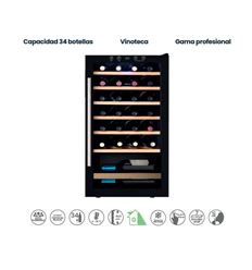 VINEOTECA INFINITON WFL-34C 83.5CM 34 BOTELLAS G - WFL-34C