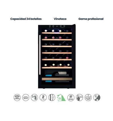 VINEOTECA INFINITON WFL-34C 83.5CM 34 BOTELLAS G - WFL-34C