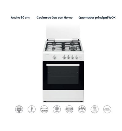 COCINA INFINITON CC60BLE 83X60 4F BUT - CC60BLE