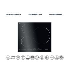 INDUCCION INFINITON IND-3NTA 60CM 3 ZONAS