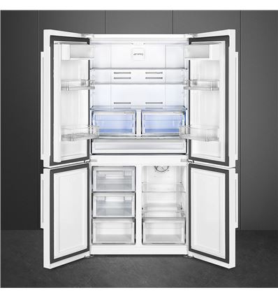 SIDE BY SIDE SMEG FQ60BDE 182X91CM BLANCO E - FQ60BDE