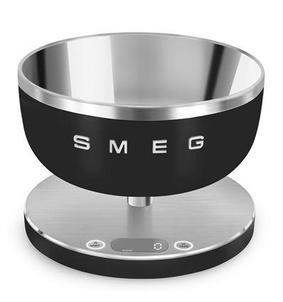 BASCULA DE COCINA SMEG KSC01BLMWW NEGRO - KSC01BLMWW