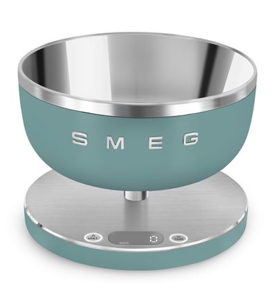 BASCULA DE COCINA SMEG KSC01EGMWW VERDE ESMERALDA - KSC01EGMWW