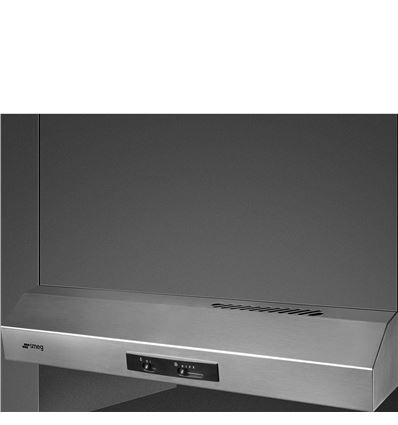 CAMPANA SMEG KTE60E2 60CM 266M3/H INOX D - KTE60E2