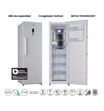 CONGELADOR INFINITON CV265L85WEM NF 185X59,5 E - CV-265L85WEM