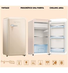 FRIGO INFINITON CLV90L8CEA 87X45CM CREMA E - CLV90L8CEA