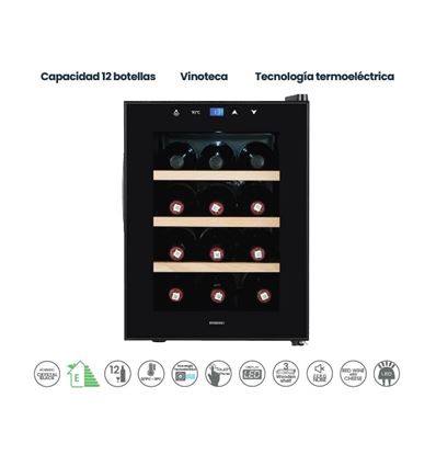 VINOTECA INFINITON WCL-12BF 48X35CM 12 BOTELLAS E - WCL-12BF