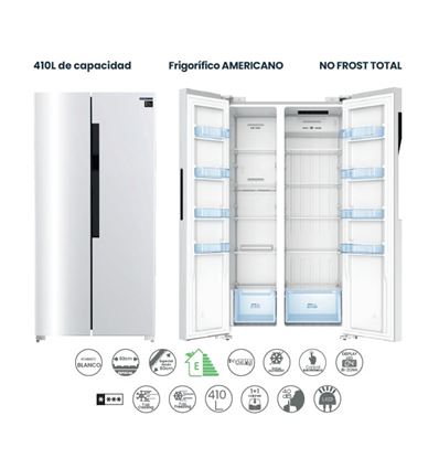 SIDE BY SIDE INFINITON SBS-456A78WEG NF 178X83CM E - SBS456A78WEG