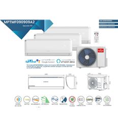 AA MULTIPLIT INFINITON MPTMF090909A2 3X1 8.2KW A++ - MPTM F 0 9 0 9 0 9A2